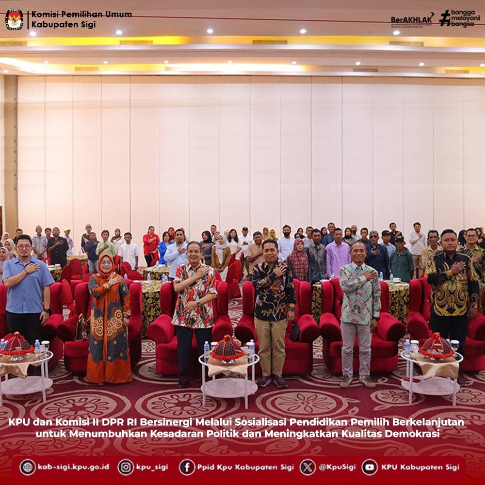 KPU dan Komisi II DPR RI Bersinergi Melalui Sosialisasi Pendidikan Pemilih Berkelanjutan